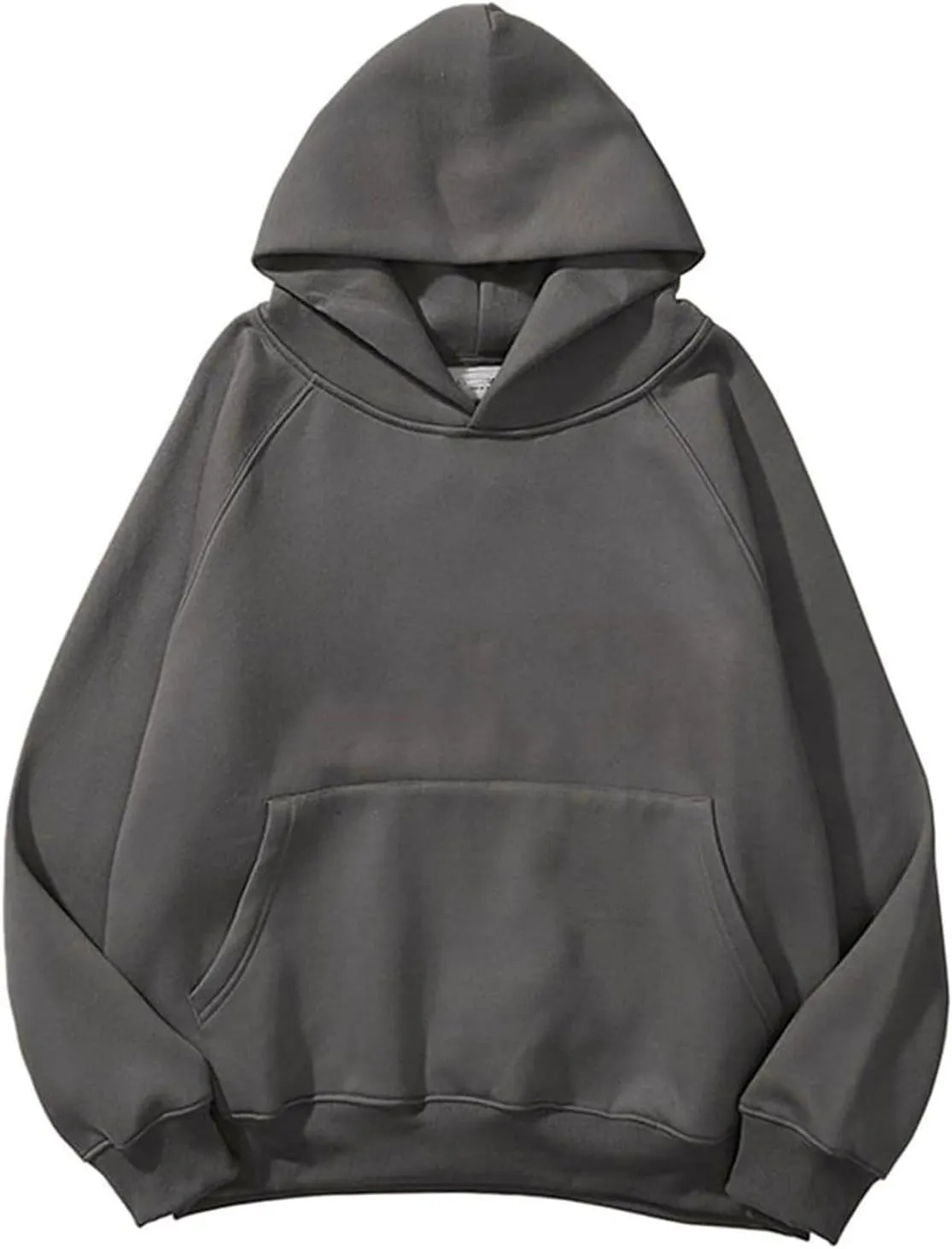 Womens Solid Basic Hoodies Fleece Hooded Sweatshirts Long Sleeve Shirts Pullover Fall Fashion Y2K Outfits Clothes Pocket