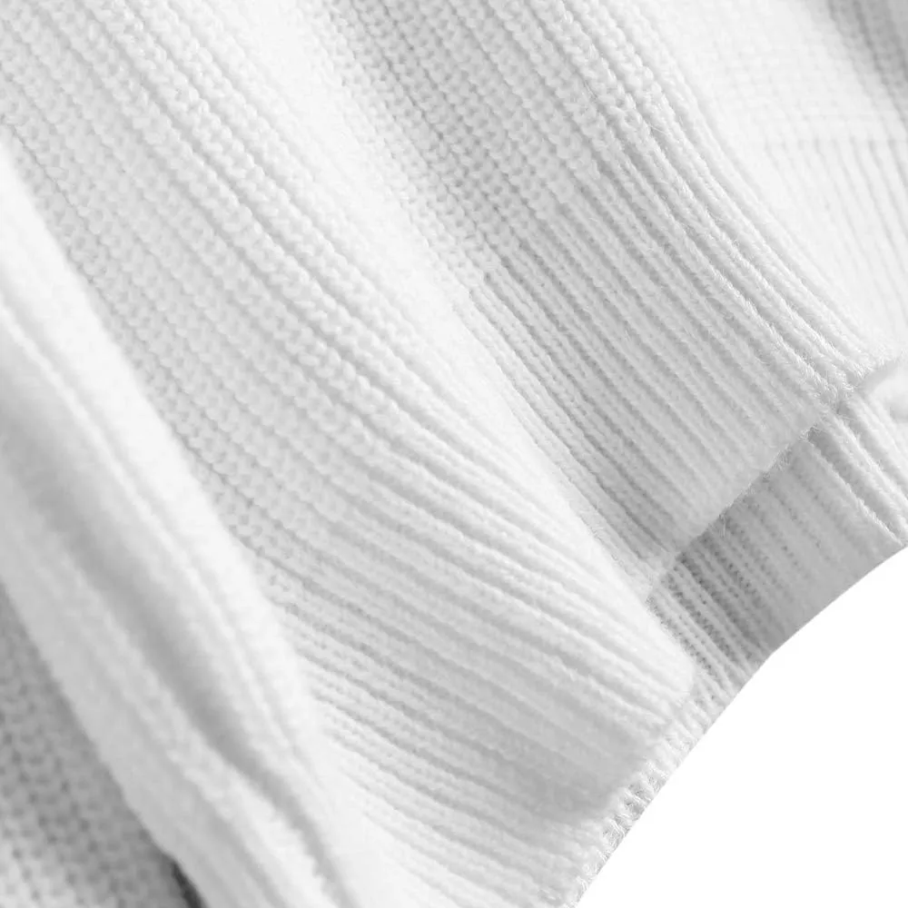 ZAFUL Women Off Shoulder Sweater Long Sleeve Knit Sweater Loose Pullover Jumper Tops