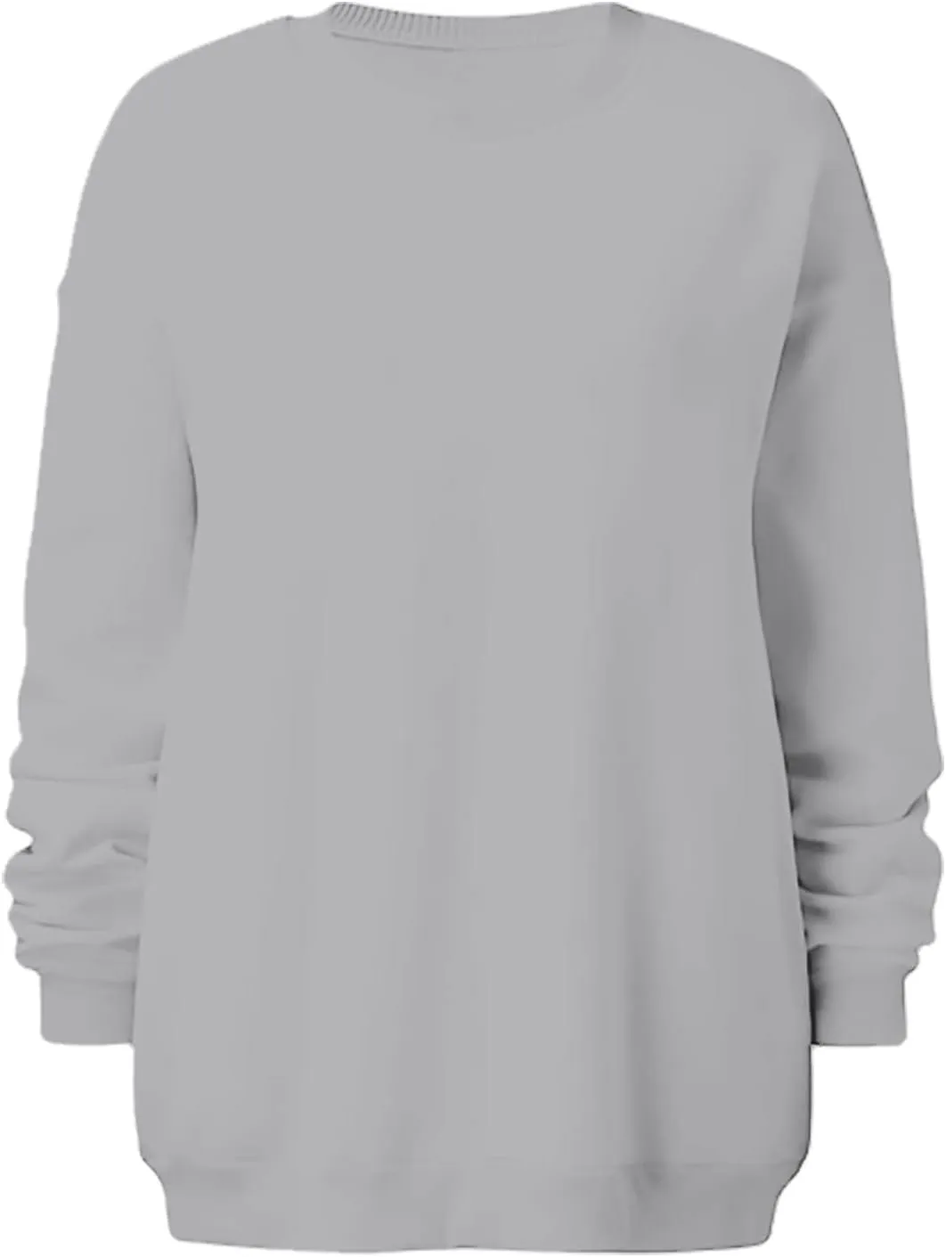 ZDRZK Oversized Sweatshirts For Women Fleece Hoodies Trendy 2023 Long Sleeve Crewneck Pullover Comfy Sweater y2k Clothes