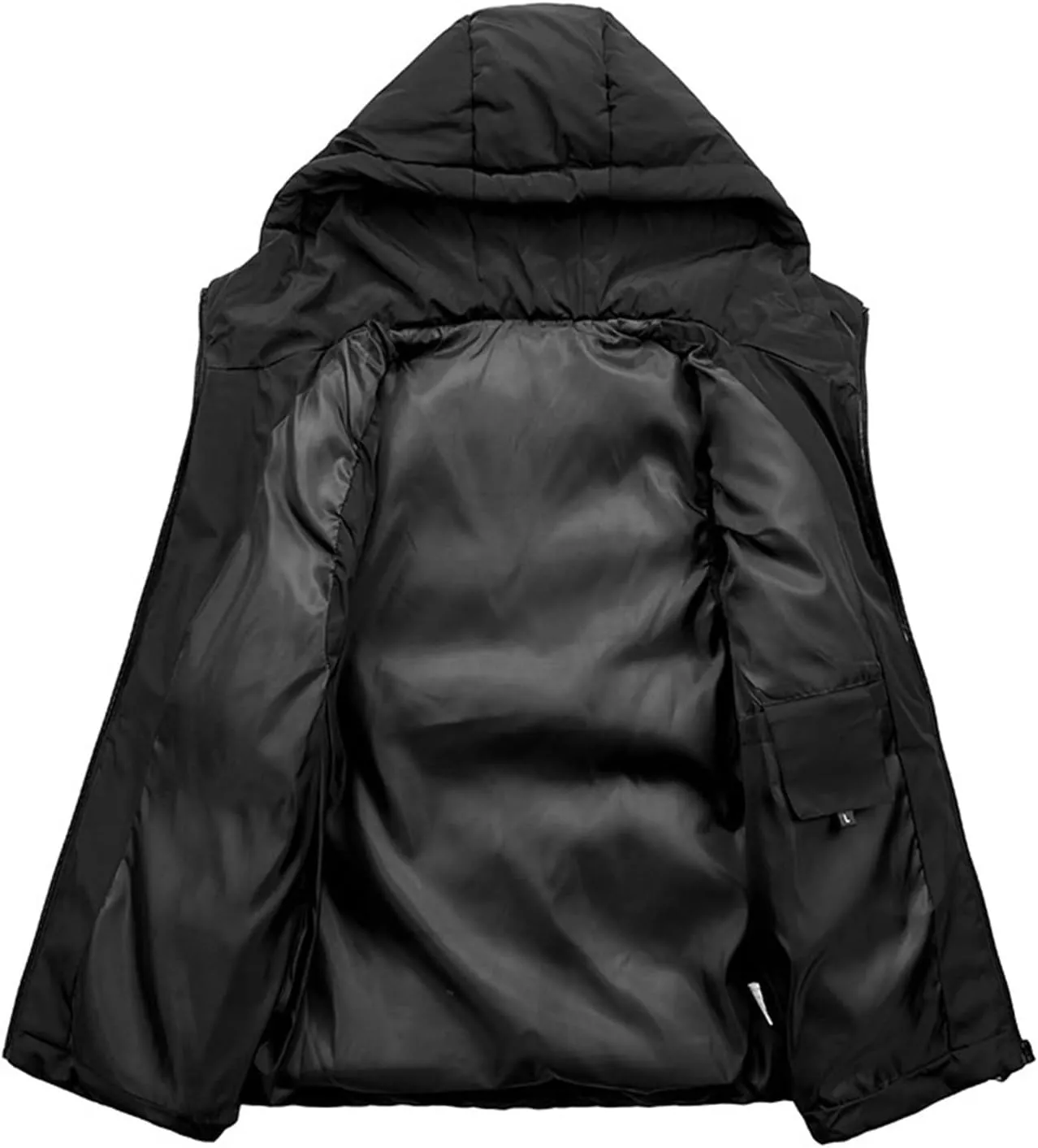 ZZSRJ Mens Jacket Sleeveless Vest Winter Fashion Casual Slim Coats Down Cotton-Padded Men Vest Waistcoat Big Size 7XL (Color : 2, Size : XX-Large)